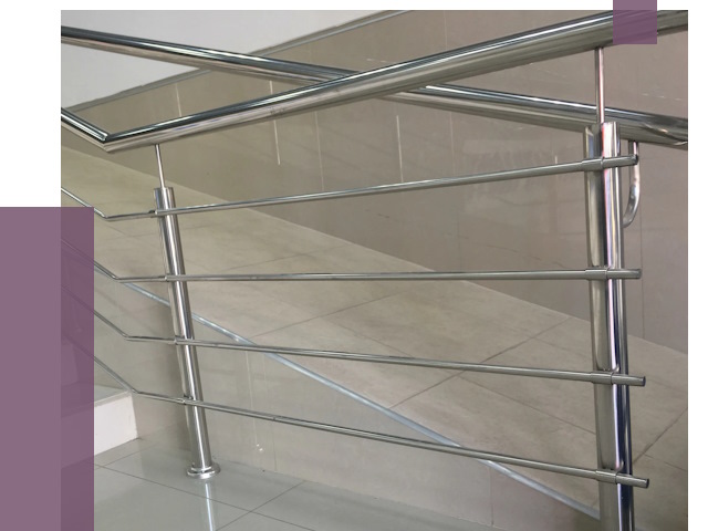 Изготовление поручней из нержавеющей стали в Губахе